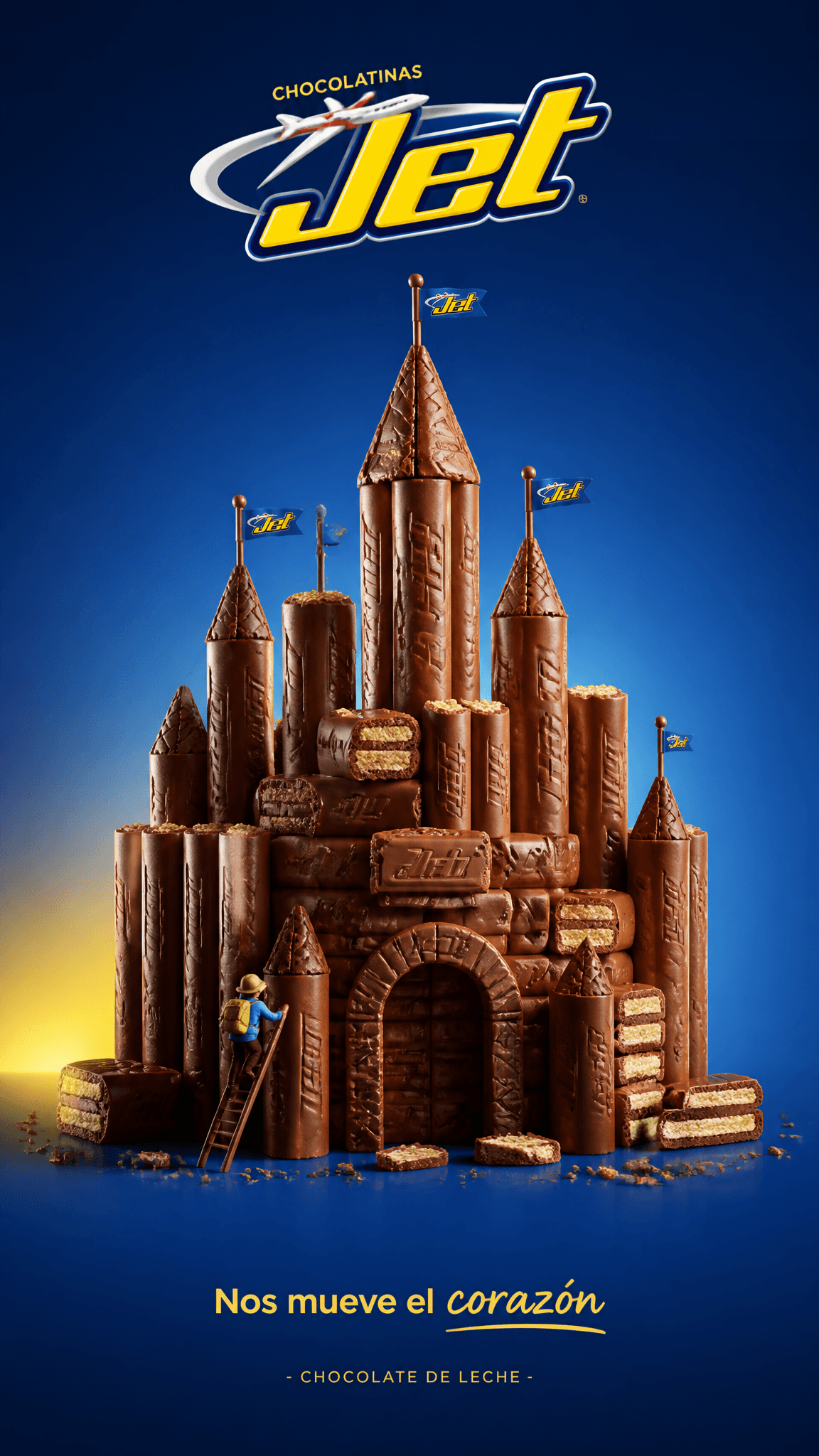 # Diseña un póster publicitario 3D minimalista y de…