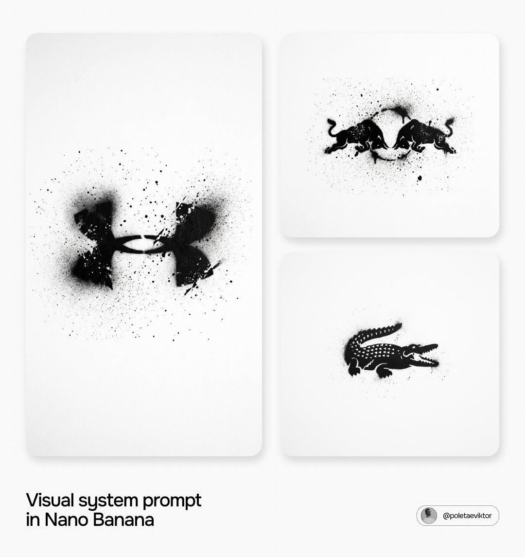 Spray stencil logo in [Brand Name]