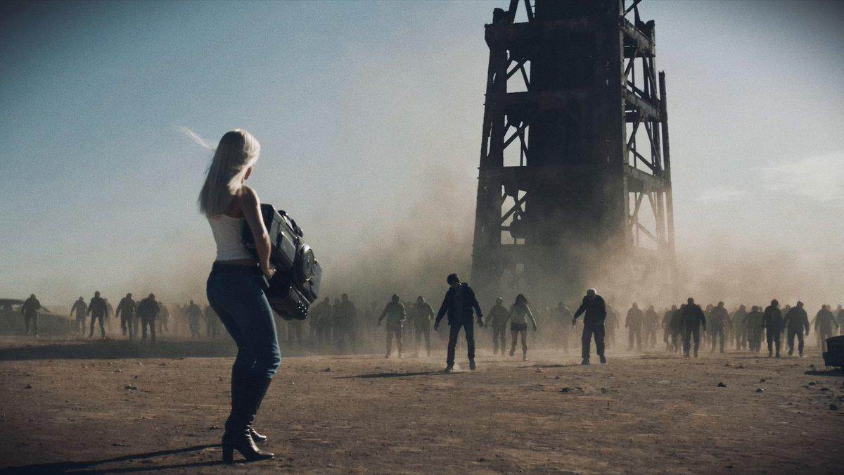 Apocalyptic AI prompt example — Post-Apocalyptic Death Cannon Battle