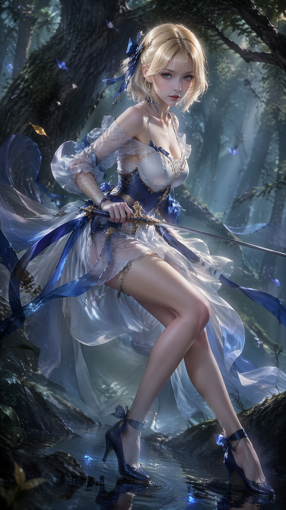 9:16 vertical, high-precision 3D CG oriental fantasy female character…