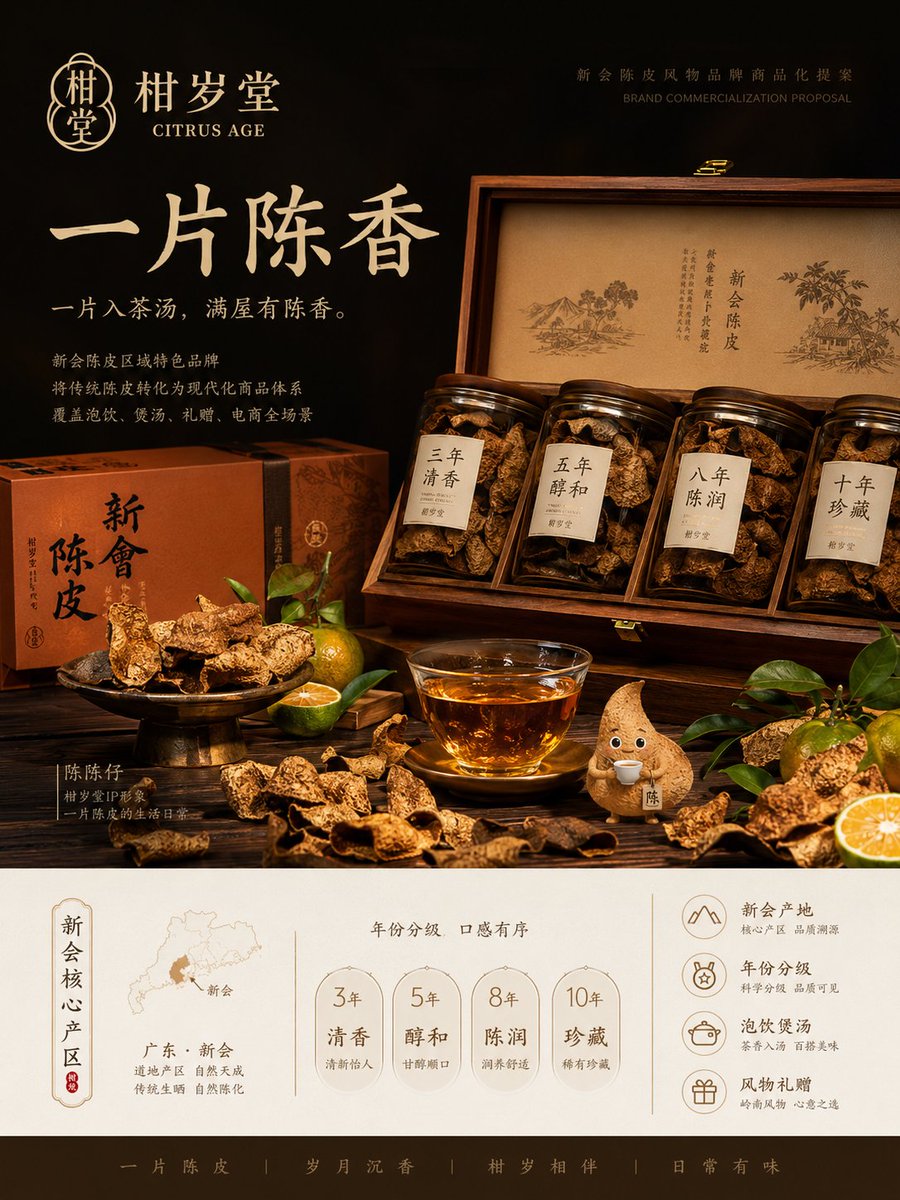 请根据用户输入的品牌信息,创作一套高完成度、具有统一视觉系统的「4张品牌视觉提案 / 4-Board Brand Visual Proposal」。 注意:这不是一张四宫格拼图,也不是把4张内容合并在同一个画面里的总图,而是一套需要“依次分别生成”的4张独立图片。你需要在同一个品牌视觉系统下,连续完成这4张图的生成。4张图必须明显属于同一个品牌,但每一张图承担不同职责,不能只是4张重复变体。 【用户输入】 品牌名:【品牌名】…