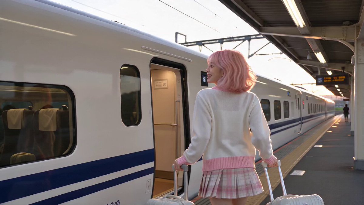 Train Window Travel Diary A cheerful young woman (@…